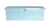 Taylor Made Stow N’ Go Standard Fiberglass Dock Box, Medium (24"H X 72"W X 23"D), Ice Blue  • 83552IB