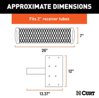 Curt 26" Grip Step Receiver Hitch Step  • 32001