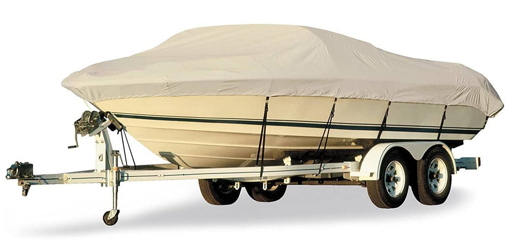 Taylor Made Boatguard Gray Polyester Boat Cover for 19'-21' L x 102" W Trailerable Boats with Center Console  • 70191