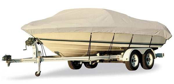 Taylor Made Boatguard Gray Polyester Boat Cover for 19'-21' L x 102" W Trailerable Boats with Center Console  • 70191