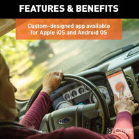 Curt Echo Wireless Brake Controller, 7-Way, Bluetooth Smartphone Connection  • 51180