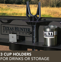 Texas Hunter Products 5' x 7' Wrangler Camo Hunting Blind with Combo Bow/Rifle Windows & Ground Legs  • G7 COMBO-XL G