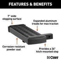 Curt 26" Grip Step Receiver Hitch Step  • 32001