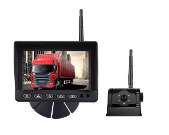 Boyo 2.4 GHz Wireless AHD Vehicle Backup Camera System with 5” IPS LED Monitor and Backup Camera, 1 Channel System  • VTCRH1