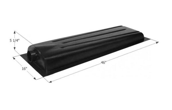 Icon RV Waste Holding Tank with Center End Drain & 3" Spigot Fitting - 8 Gallon Capacity  • 01598