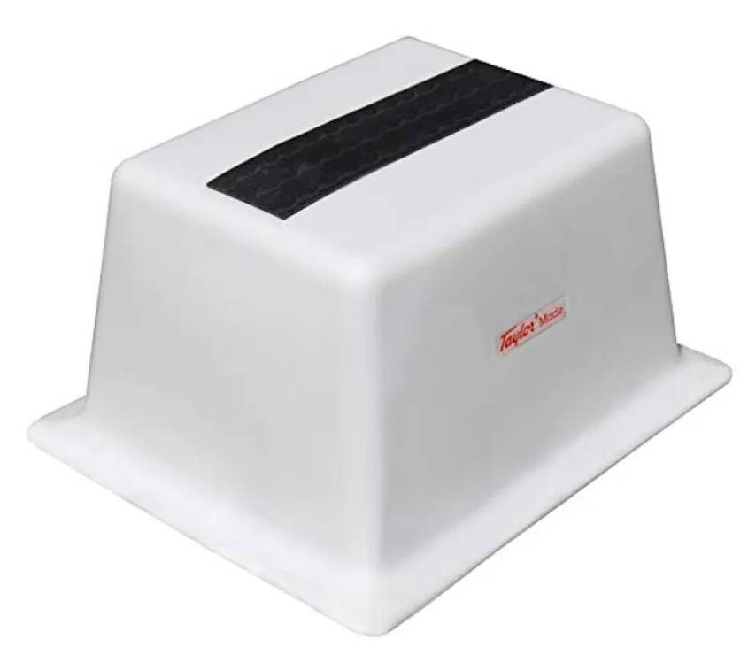 Taylor Made Single Tread Stepsafe Dock Step, White  • 47100