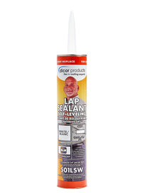 Dicor Self-Leveling Lap Sealant - 10.3 oz. Tube, White  • 501LSW-1