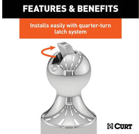 Curt OEM Puck System 2-5/16" Gooseneck Kit, Chevy, GMC, Ford, Nissan, 38K  • 60639