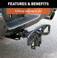 Curt 16" Adjustable Channel Mount Hitch Step  • 45909