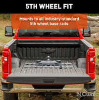 Curt Spyder 5th Wheel Rail Gooseneck Hitch with 2-5/16" Ball, 30K  • 16090