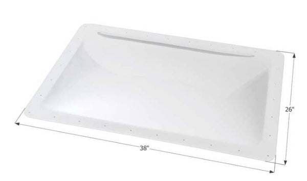 Icon RV Skylight, 34" x 22" - Translucent White  • 01861