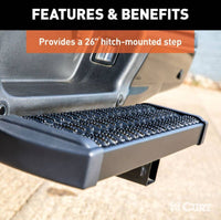 Curt 26" Grip Step Receiver Hitch Step  • 32001