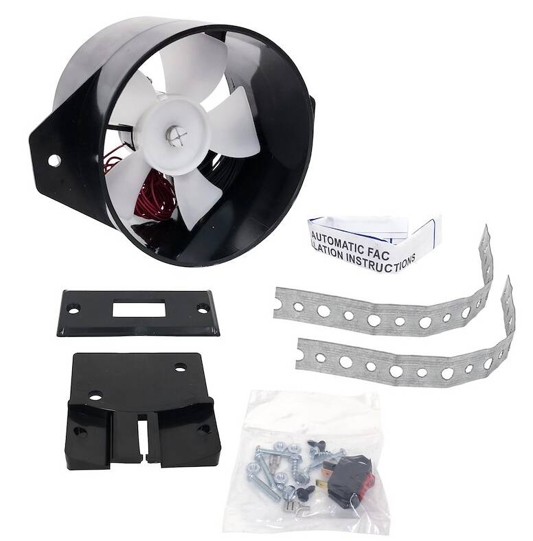 Valterra FridgeCool Universal RV Fridge Cooling Unit Exhaust Vent Fan  • A10-2618VP