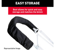 Taylor Made Manual Bimini Replacement Canvas with Boot - 8' x 10' x 1.25" (Black)  • 88147