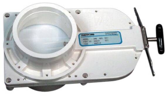 Thetford Electra Magic Model 80 White Plastic Slide Valve  • 08669