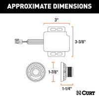 Curt Spectrum Integrated Proportional Trailer Brake Controller  • 51170