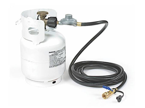 Camco 72" LP Gas Hose with Regulator (Female Quick Connect to ACME Nut)  • 57629