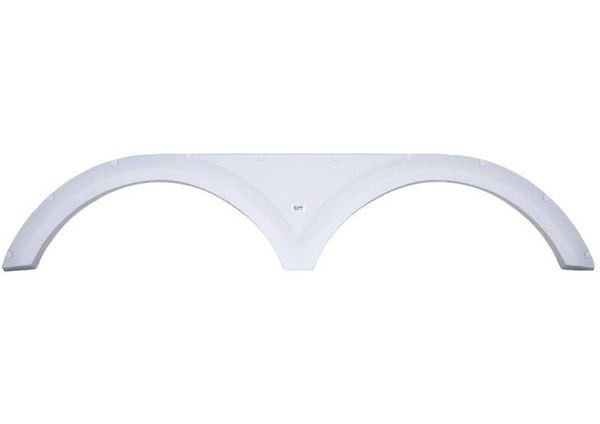 Icon 70-1/2"L x 14"H (10-3/4" Arch Heigh) Polar White Tandem Fender Skirt for Keystone Model  • 12842