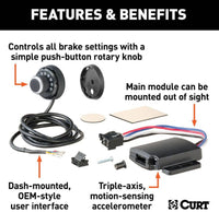 Curt Spectrum Integrated Proportional Trailer Brake Controller  • 51170