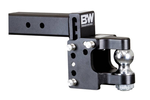 B&W Tow & Stow Adjustable Pintle Hitch - 2.5" Receiver - 2 5/16" Ball - 8.5" Drop  • TS20056