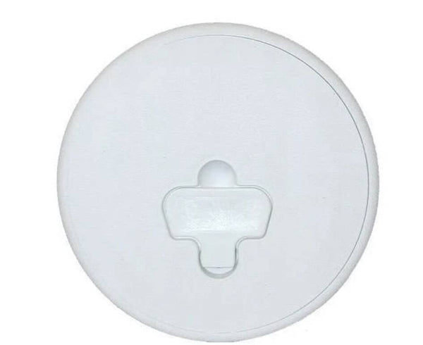 T-H Marine 8" Quick Release Cam Lock Deck Plate, Polar White  • DPCAM-8-2-DP