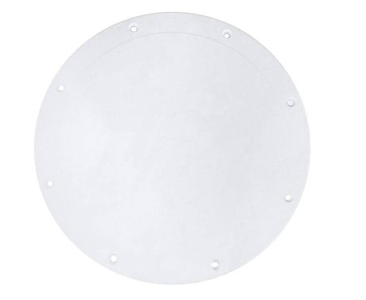 T-H Marine 10" Fish-White Screw-Down Deck Plate  • SDP-3FW-DP