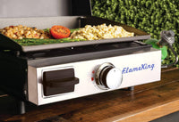 Flame King 17" Flat Top Portable Propane Cast Iron Grill Griddle No Bracket  • YSNFM-HT-100NB