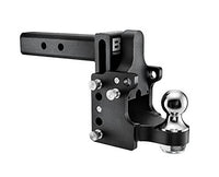B&W Tow & Stow Adjustable Pintle Hitch - 2.5" Receiver - 2 5/16" Ball - 8.5" Drop  • TS20056