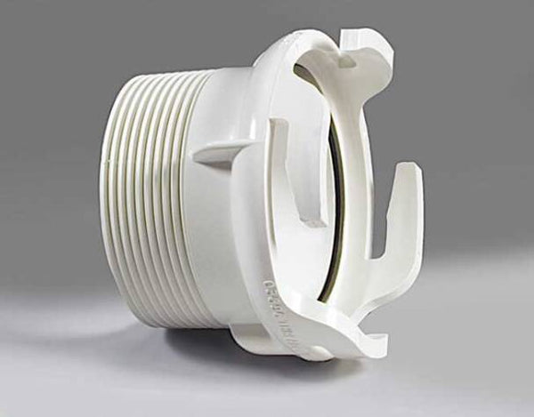 Thetford White Hose Adapter 3" Bayonet x 3" MPT  • 03696
