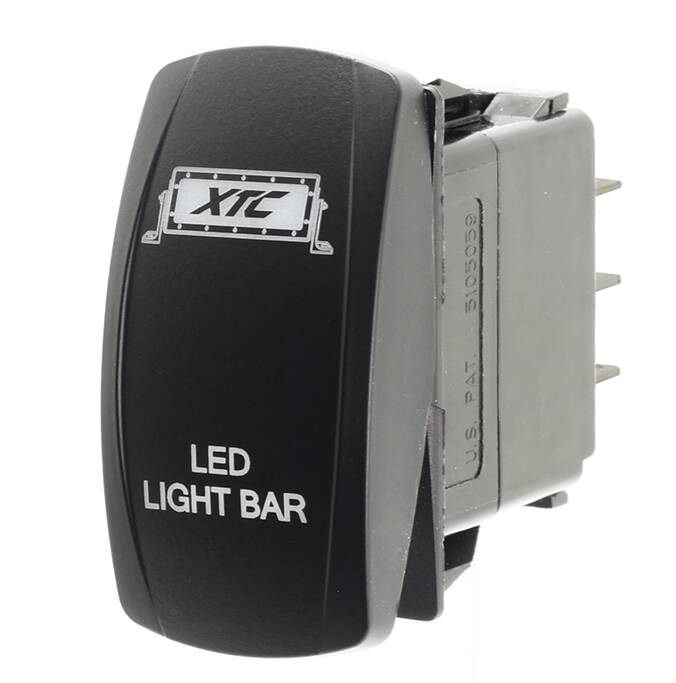 XTC Power Products UTV LED Light Bar Rocker Switch  • SW11-BB101004