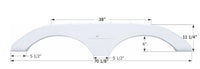 Icon Metallic Gray Tandem Fender Skirt for Keystone Montana Model  • 01780