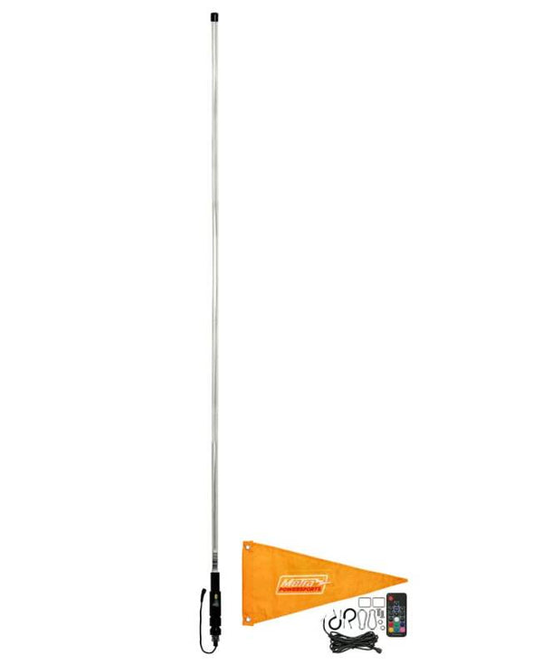 Metra RGB Fiber Optic Whip Light - 4'  • MPS-FORGBWHIP4
