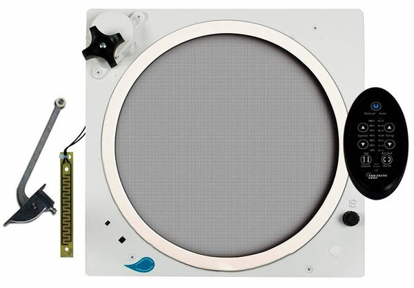 Dometic White Base With Smoke Dome Roof Vent Upgrade Kit  • 807359