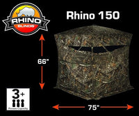 Rhino Blinds Rhino-150 5-Hub Ground Blind â€“ Mossy Oak Break-Up Country  • R150-MOC