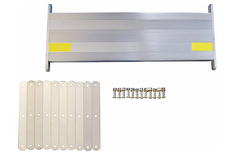 Torklift  GlowStep 20"W x 6"D x 6"R Aluminum Silver Entry Step  • A7501