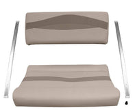 Wise Premier Pontoon Flip-Flop Seat Cushion Set, Stone/Mocha Java/Khaki  • BM1152-1066