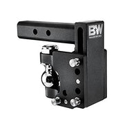 B&W Tow & Stow Adjustable Pintle Hitch - 2.5" Receiver - 2 5/16" Ball - 8.5" Drop  • TS20056