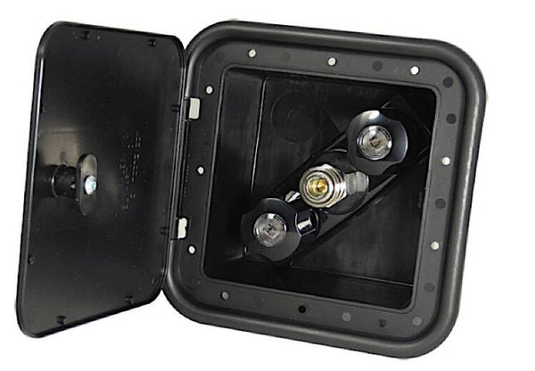 Valterra Exterior Shower Box with Quick Connect • Black • PF247701