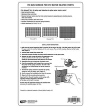 Valterra RV Water Heater Bug Screen, 8.5" X 5.9" X 1.3"  • A10-1320VP