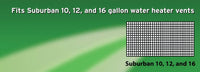 Valterra RV Water Heater Bug Screen, 9.75" X 7.4" X 1.3"  • A10-1321VP