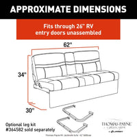 Thomas Payne RV Jackknife Sofa - 62" Millbrae  • 2020129834