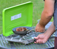 Flame King 2 Burner Portable Propane Gas Classic Camping Stove Grill  • YSNVT-101