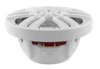 DS18 6.5" 2-Way Coaxial Marine Speaker With LED RGB Lights 100 Watts Rms 4-Ohm -White, Pair  • NXL-6