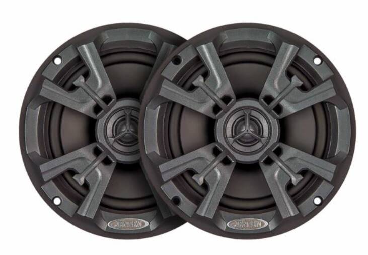 Jensen 6.5" Marine Hi-Performance Speakers, Graphite, Pair  • MSX60RVR