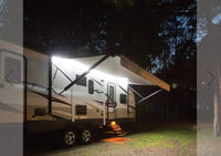 Lippert 15' Awning Fabric Light Kit with Switch and Plate - White LED  • 674282