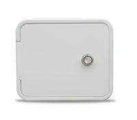 Thetford B&B Molders 5-7/8" Multi-Purpose Hatch with Flat Back, Polar White  • 94310