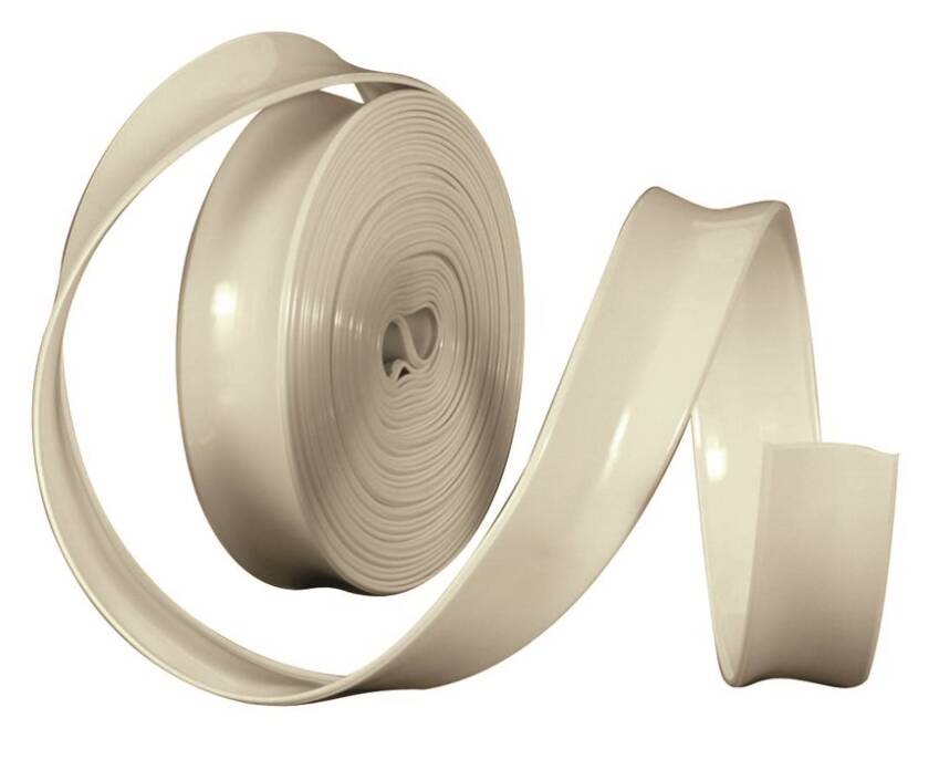 Camco Vinyl Trim Insert, 1" x 100' Colonial White  • 25222