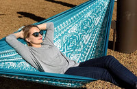 Equip 2 Person Travel Hammock, Blue Tribal  • 971514