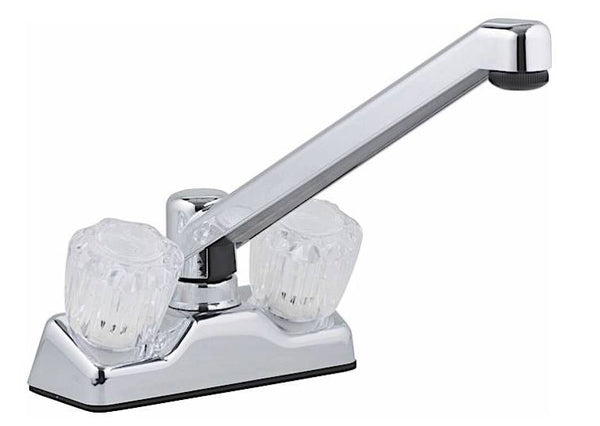 Lasalle Bristol Utopia 4" RV Kitchen/Bar Faucet - Chrome with Clear Handles  • 20315R219