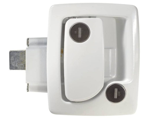 RV Designer TriMarkTrailer Latch with Deadbolt - White  • T502